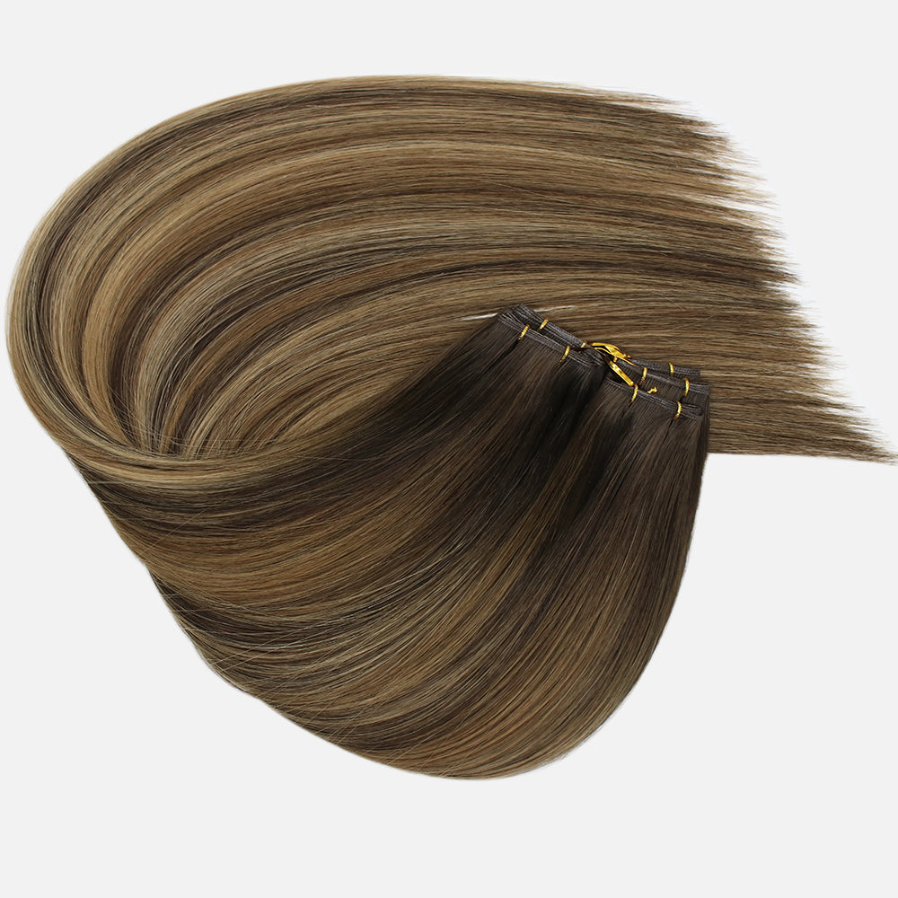 #BM NATURAL BROWN BALAYAGE WEFT