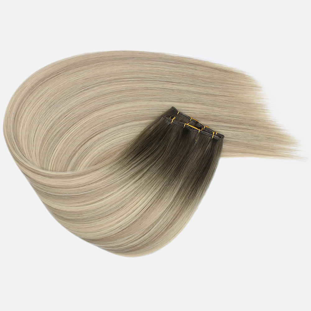 #SB NORDIC ASH BLONDE BALAYAGE WEFT